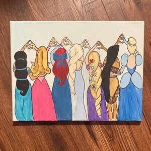 Sorority Princess AOll - Alpha Omicron Pi
Handmade Art Canvas